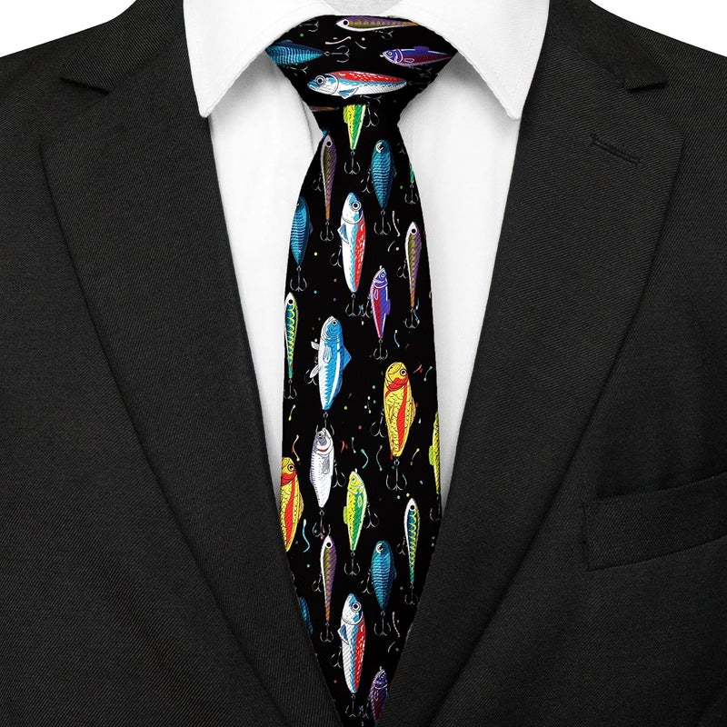Guhothli Mens Funny Neckties Fashion Neck Ties Formal Party Novetly Tie for Men - Image 2